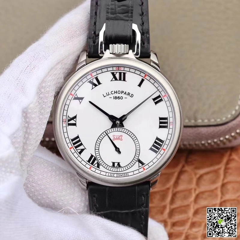 Chopard L.U.C 161923-1001 1:1 Best Edition Replica Watch Black Strap